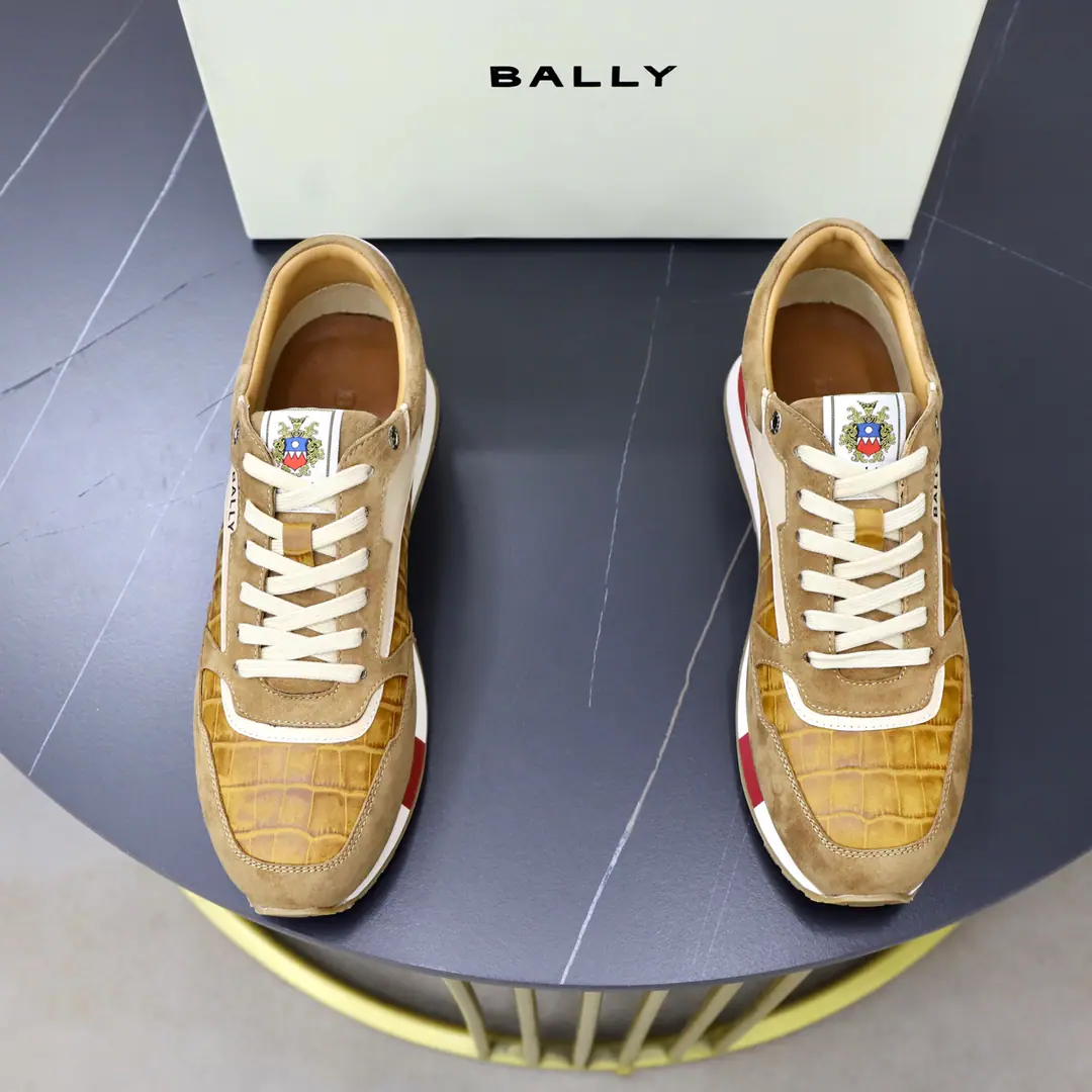 【 BALLY】Barry. High-end quality Original List🔍🔍Leisure sports shoes Shoe.: Imports🔝Napa Skin., Car-travage process, A little anti-feathers..Shoe tongue.. The Chou-Bo brand of Silken.logo Uchi.: Water-tied cow skin. Otsumi!: Super light-strength-resistant.·Rubber. Combination of double-coloured large bottom Super-high-quality control.·- I'm doing a little work.: Highlight(High-end·- How expensive.·Slot) Size: 39-44（38, 45, Make a reservation.)