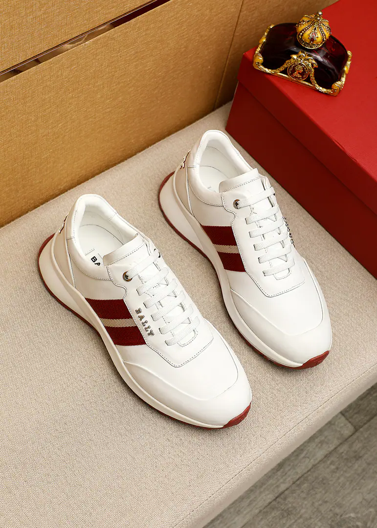 💐 Trade marks: BALLY「 Barry. 」High-end leisure shoes. Positive code number: 38-44（45🉑️Make a reservation.） Commodity materials: Good-quality cow skins to fit the shoe face., In the sheep's skin., Rubber Bottom Colours: 2⃣️Colour Optional