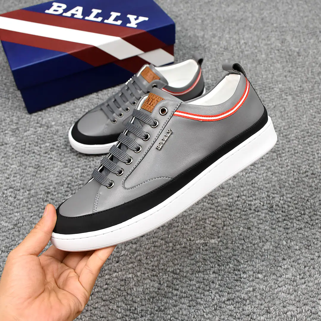 P👟👟👟BALLY/Barry's new leisure shoes., ♪ ♪ Elegance and innovation ♪. Big-end brand.LogoMark, Morten is a great man., The shoe tongue has a branded letter logo., No undisclosed description of brand style.！The rubber floor.！♪ And the upper feet are soft and comfortable ♪！38-44（45Do it.）