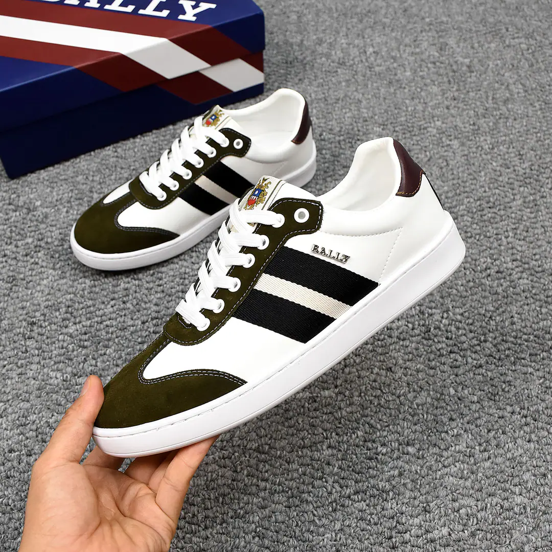 P👟👟👟BALLY/Barry's new leisure shoes., ♪ ♪ Elegance and innovation ♪. Big-end brand.LogoMark, Morten is a great man., The shoe tongue has a branded letter logo., No undisclosed description of brand style.！The rubber floor.！♪ And the upper feet are soft and comfortable ♪！38-44（45Do it.）