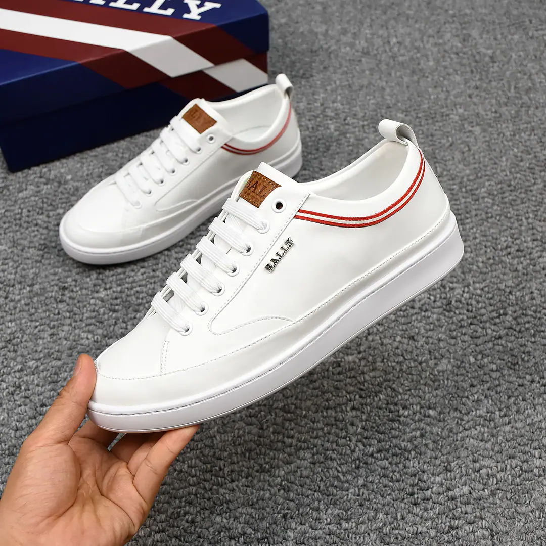 P👟👟👟BALLY/Barry's new leisure shoes., ♪ ♪ Elegance and innovation ♪. Big-end brand.LogoMark, Morten is a great man., The shoe tongue has a branded letter logo., No undisclosed description of brand style.！The rubber floor.！♪ And the upper feet are soft and comfortable ♪！38-44（45Do it.）