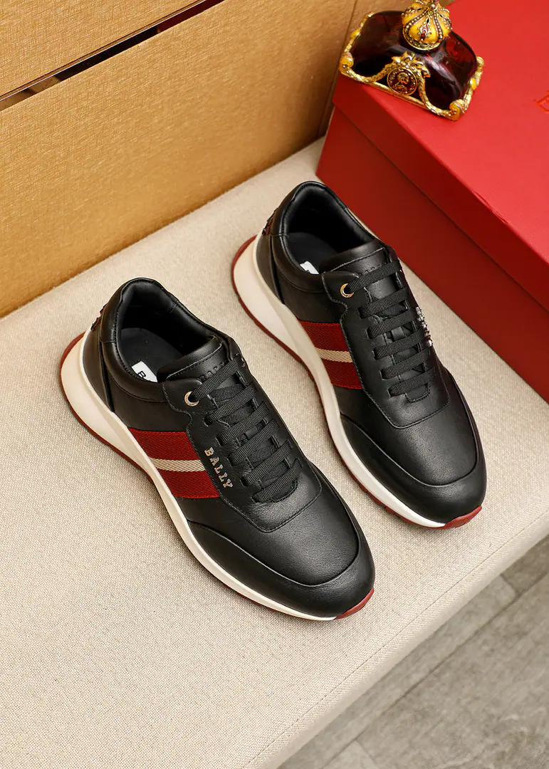 💐 Trade marks: BALLY「 Barry. 」High-end leisure shoes. Positive code number: 38-44（45🉑️Make a reservation.） Commodity materials: Good-quality cow skins to fit the shoe face., In the sheep's skin., Rubber Bottom Colours: 2⃣️Colour Optional