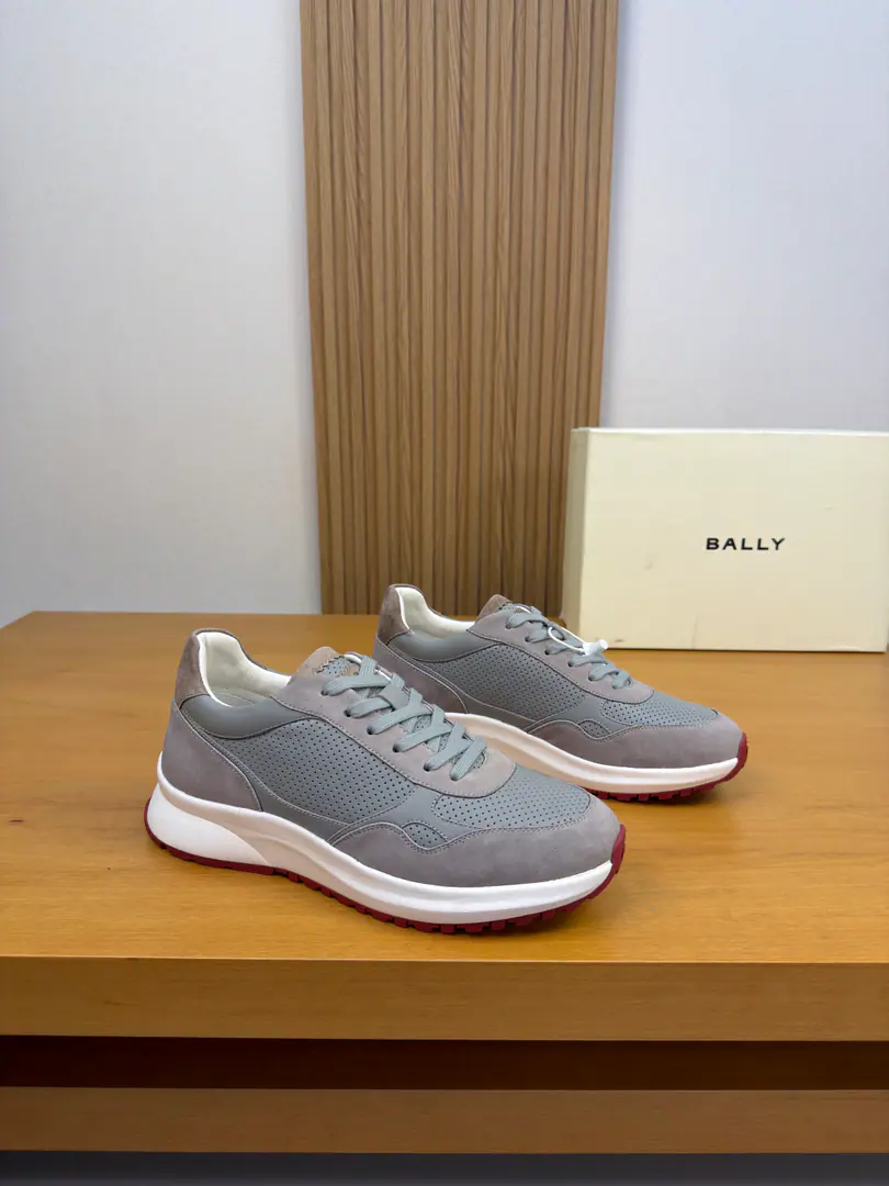 【 BALLY】Barry. High-end quality Original List·Leisure sports shoes Shoe.: Imports🔝Napa Skin., Skins of a puncture., Anti-feathers., Shoeheads..- A vent., Shoe tongue..Back up..Air pressure brandlogo Uchi.: Water-tied cow skin. Otsumi!: It's so light.TPUBubbles·Rubber. Double-coloured base Super-high-quality control.·- I'm doing a little work.: Highlight(High-end·- How expensive.·Slot) Size: 39-44（38, 45, Make a reservation.)·BL1100