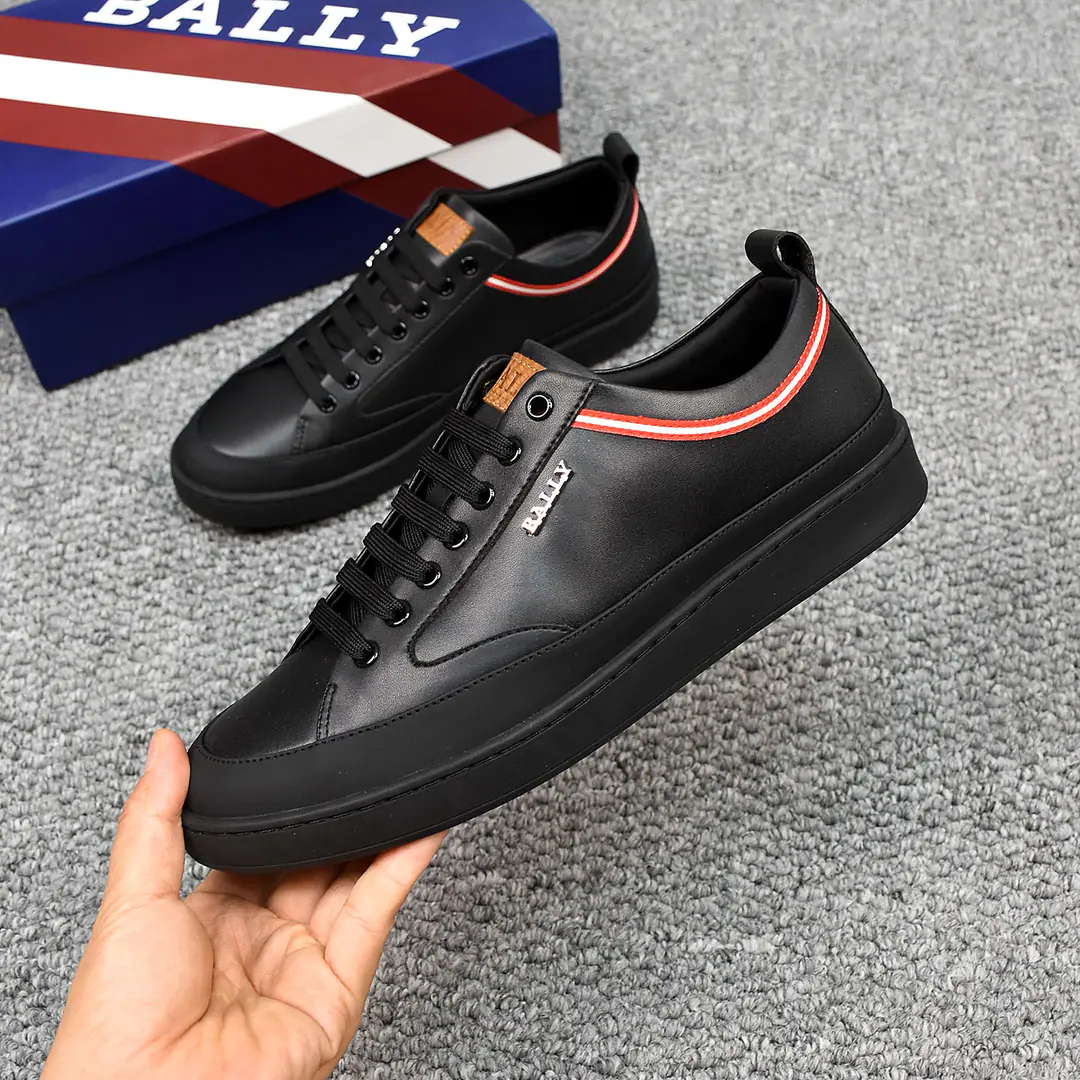 P👟👟👟BALLY/Barry's new leisure shoes., ♪ ♪ Elegance and innovation ♪. Big-end brand.LogoMark, Morten is a great man., The shoe tongue has a branded letter logo., No undisclosed description of brand style.！The rubber floor.！♪ And the upper feet are soft and comfortable ♪！38-44（45Do it.）