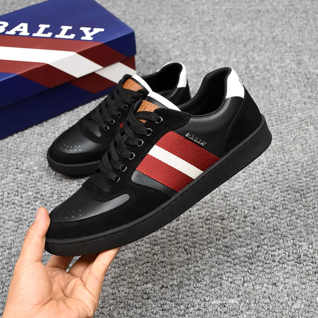 P👟👟👟BALLY/Barry's new leisure shoes., ♪ ♪ Elegance and innovation ♪. Big-end brand.LogoMark, Morten is a great man., The shoe tongue has a branded letter logo., No undisclosed description of brand style.！The rubber floor.！♪ And the upper feet are soft and comfortable ♪！38-44（45Do it.）