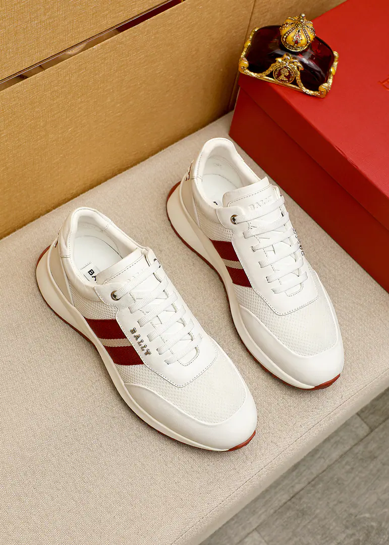 💐 Trade marks: BALLY「 Barry. 」Leisure shoes. Positive code number: 38-44 （45🉑️Make a reservation.） Commodity materials: Good-quality cow skins are swipedling through air-net shoes., In the sheep's skin., Original Base Colours: 4⃣️Colour Optional
