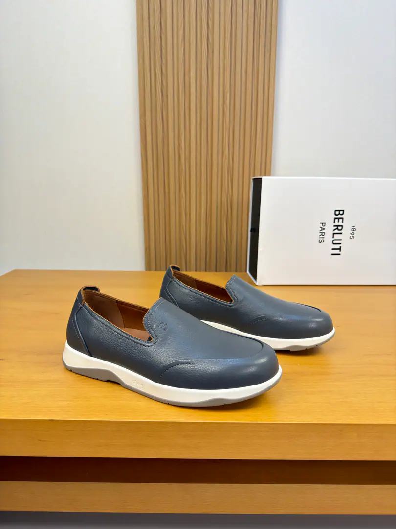 【 Berluti】Borrutti.(Brute.) High-end quality Original List·Leisure sports shoes Shoe.: Imports🔝Skin of a stale calf., Shoe tongue..Air pressure brandlogo Uchi.: Water-tied cow skin. Otsumi!: It's so light.TPR·Rubber. Double-coloured base Super-high-quality control.·- I'm doing a little work.: Highlight( High-end·- How expensive.·Slot ) Size: 39-44（38.45.Make a reservation.)·B0122
