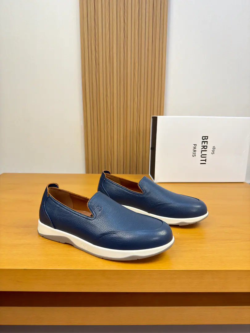 【 Berluti】Borrutti.(Brute.) High-end quality Original List·Leisure sports shoes Shoe.: Imports🔝Skin of a stale calf., Shoe tongue..Air pressure brandlogo Uchi.: Water-tied cow skin. Otsumi!: It's so light.TPR·Rubber. Double-coloured base Super-high-quality control.·- I'm doing a little work.: Highlight( High-end·- How expensive.·Slot ) Size: 39-44（38.45.Make a reservation.)·B0122