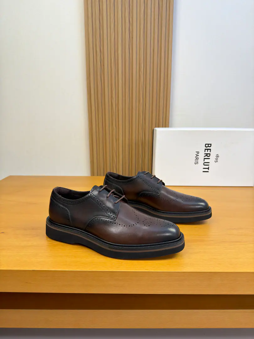 【 Berluti】Borrutti.(Brute.) High-end quality Original List·- It's a leather shoe. Shoe.: Imports🔝Import all the skins of the calf..Pure manual color modification process, Laser hole. Uchi.: Water-tied cow skin. Otsumi!: It's so light.TPUBubbles·Rubber. Combination to the base Super-high-quality control.·- I'm doing a little work.: Highlight( High-end·- How expensive.·Slot ) Size: 39-44（38, 45, 46, Make a reservation.)·BLT0155