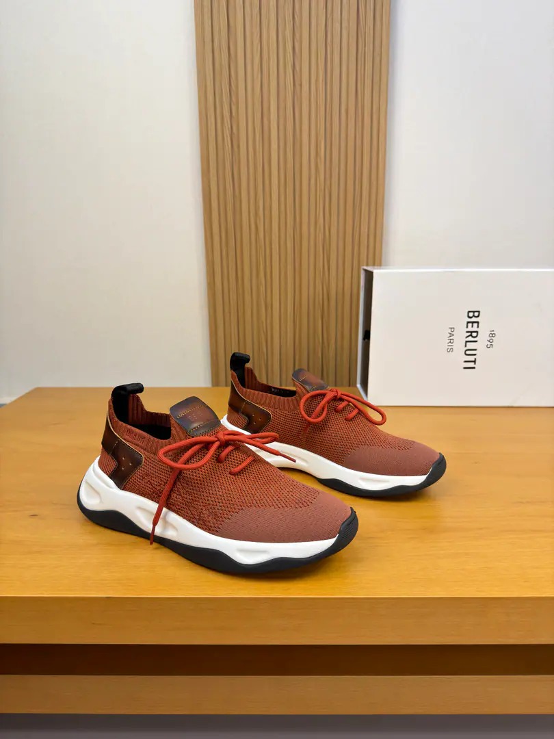 【 Berluti】Borrutti.(Brute.) High-end quality Original List·Leisure sports shoes Shoe.: Imports🔝Skins of the calf., The brand is thick and weave.(Wire)Boobies., The shoe tattoo.LogoTotem., Shoe-tucking brand.Logo, Back and brand.logoWeaving Uchi.: Foot.. Water-tied cow skin. Otsumi!: It's so light.TPUBubbles·Rubber. Double-coloured base Super-high-quality control.·- I'm doing a little work.: Highlight( High-end·- How expensive.·Slot ) Size: 39-44（38, 45, 46, 47, Codes can be ordered.)·B0234
