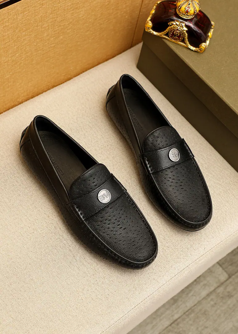💐BVMen with shoes.®【BOTTEGA VENETA 】New money from the official network. One-to-one. ⚠Italian cow skins.➕Bull.🐂Pioneer.. I'm driving with my shoes. Synchronize cabinets Size 39-44（38.45🉑️Custom)