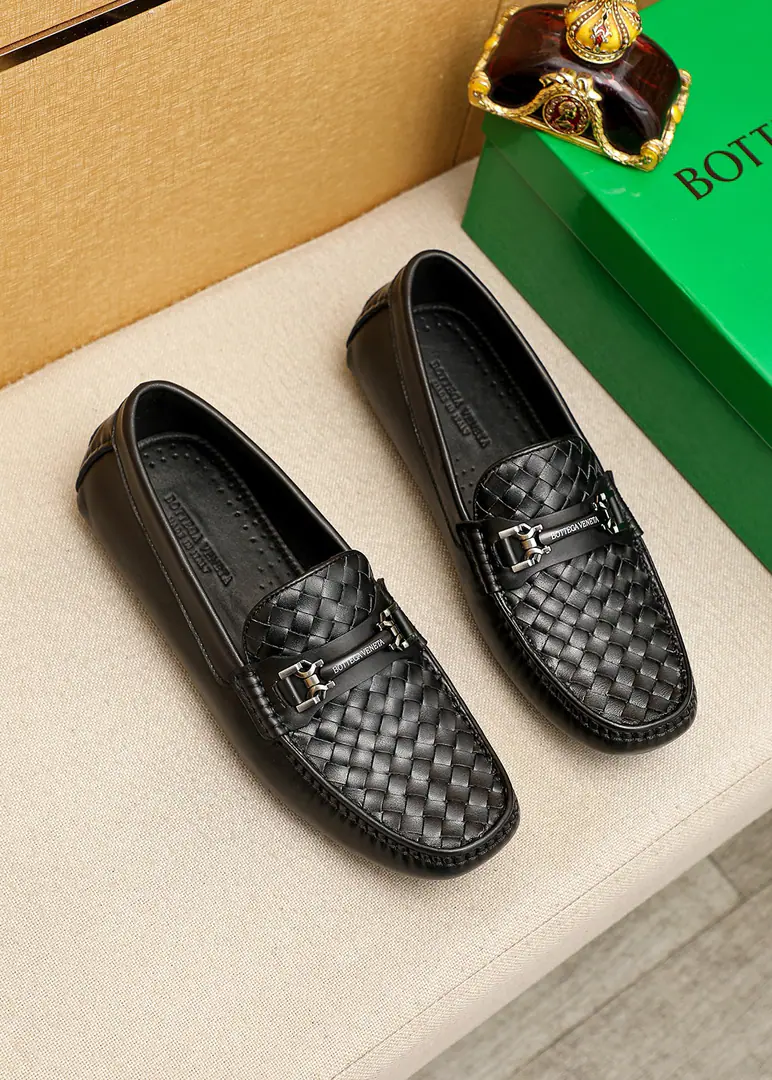💐BVMen with shoes.®【BOTTEGA VENETA 】New money from the official network. One-to-one. ⚠Italian cow skin.➕Handweaving➕In the cow's skin.. I'm driving with my shoes. Synchronize cabinets Size 38～44（45🉑️Custom)