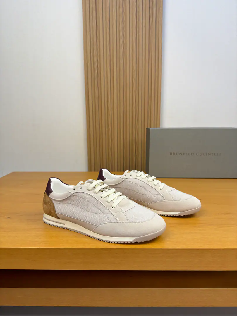 【 Brunello Cucinelli】Bruno.·Cuchnelli. High-end quality Original List·Leisure sports shoes Shoe.: Imports🔝Napa Skin., Anti-feathers., A wool cloth., Shoe tongue..Back up..Silk mark.logoTotem. Uchi.: Water-tied cow skin. Otsumi!: It's so light.TPR·Rubber. Double-coloured base Super-high-quality control.·- I'm doing a little work.: Highlight(High-end·- How expensive.·Slot) Size: 39-44（38, 45, 46, Make a reservation.)·BC0126
