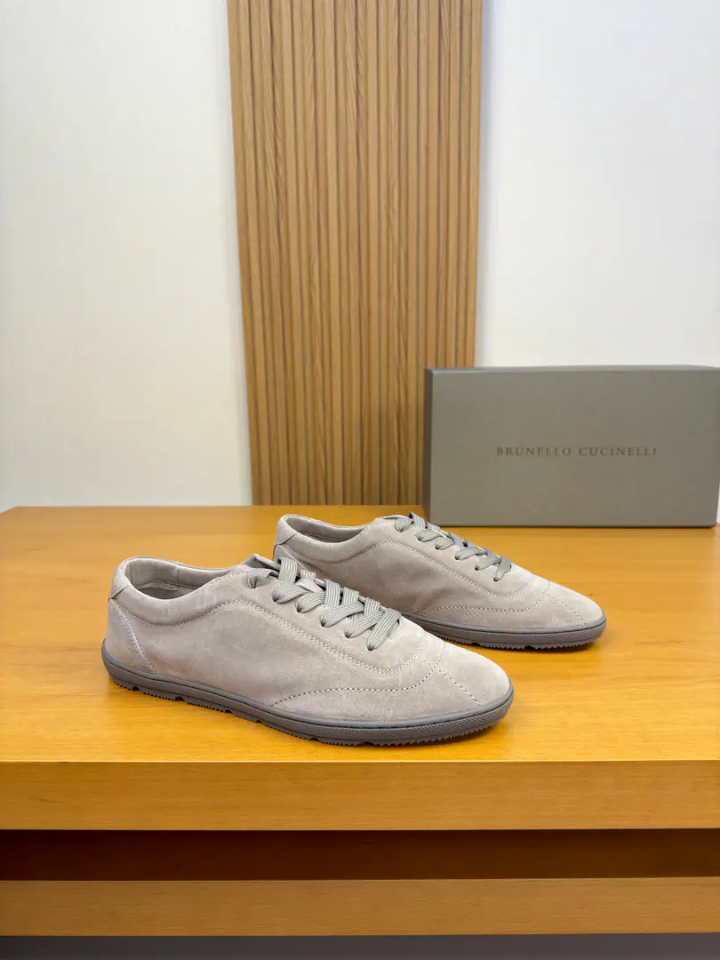 【 Brunello Cucinelli】Bruno.·Cuchnelli. High-end quality Original List·Leisure sports shoes Shoe.: Imports🔝Anti-feathers., Sew the shoe-car., Shoe tongue..Back up..Silk mark.logoTotem. Uchi.: Water-tied cow skin. Otsumi!: It's so light.TPR·Rubber. Form Super-high-quality control.·- I'm doing a little work.: Highlight(High-end·- How expensive.·Slot) Size: 39-44（38, 45, 46, Make a reservation.)·BC0126