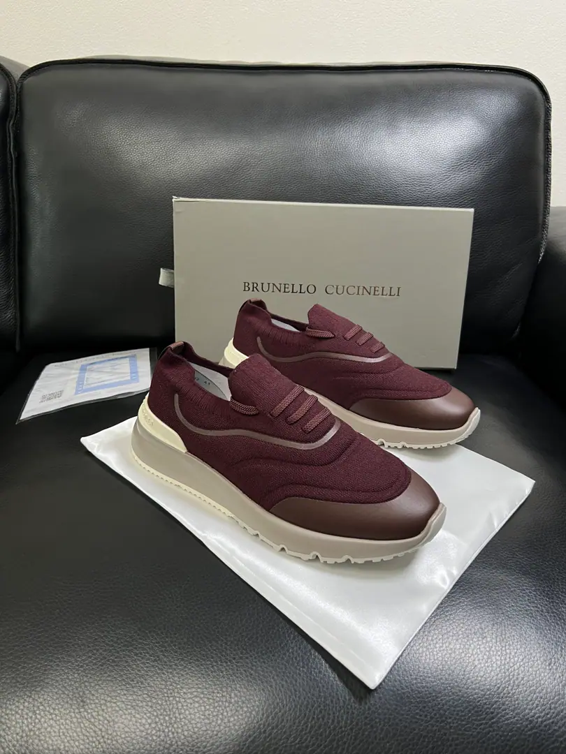 Brunello Cucinelli High Quality Top-level craft BC Synchronize original plant configuration, Italian imports of beef-coloured mats., High-quality complex assembly process, I'm comfortable with air. Shoes under the sole.: The original factory is super comfortable with the original base., The original factory and the single., Welcome to the comparison., Codes 39-44 (Make a reservation. 45 )