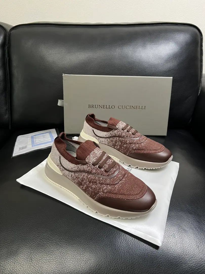 Brunello Cucinelli High Quality Top-level craft BC Synchronize original plant configuration, Italian imports of beef-coloured mats., High-quality complex assembly process, I'm comfortable with air. Shoes under the sole.: The original factory is super comfortable with the original base., The original factory and the single., Welcome to the comparison., Codes 39-44 (Make a reservation. 45 )