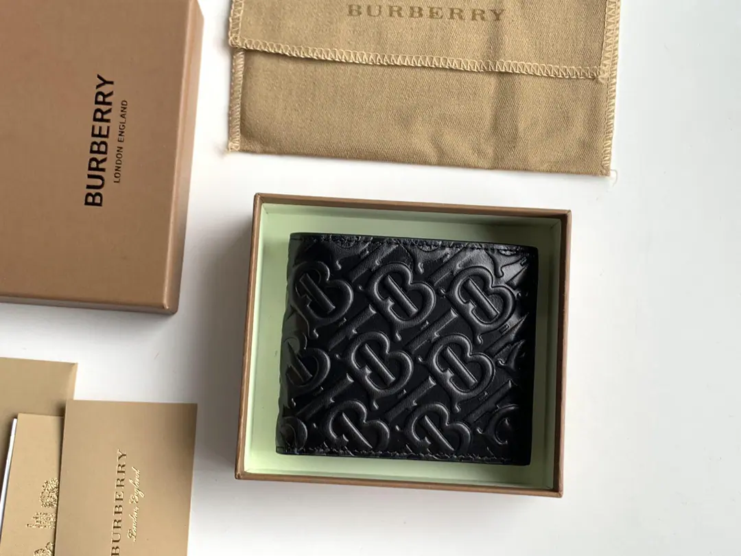 TBThe gravy label is a double-dip leather wallet. ➰【B•Home.】Original Single🇮🇹～～🎉👉Importing small-collar cortexed flowers, 👍Counter Quality, - I'm doing a little work.💋Physical shoot📷, 🆔🆔80092031Black, Dimensions11cm*10cm*