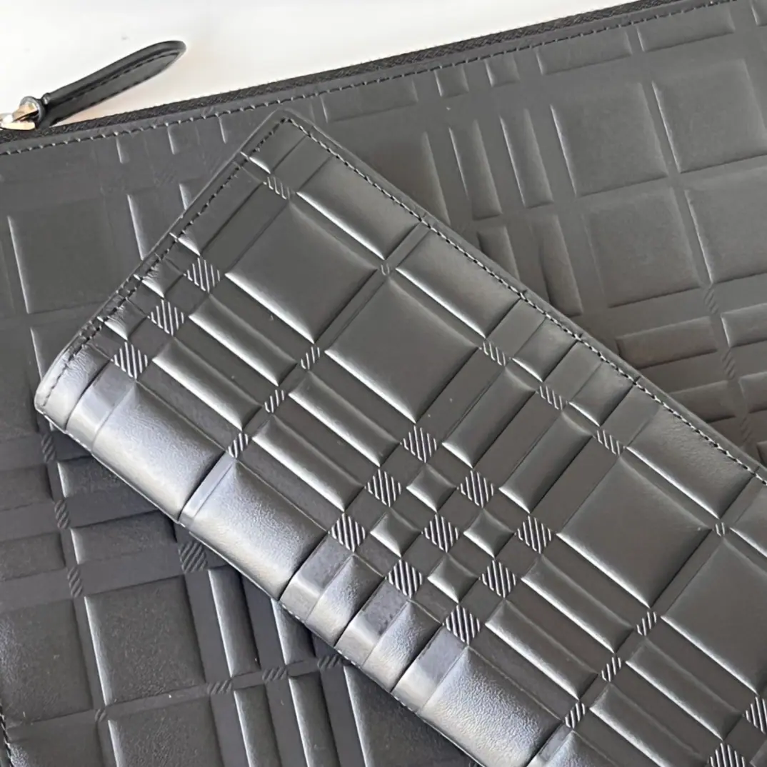 Pumped-up leather with a long wallet.【B•Home.】Original Single🇮🇹～～🎉👉We'll use the imported cortex., Silver metal hardware accessories, 👍Counter Quality, - I'm doing a little work.💋Physical shoot📷, 🆔🆔80548501Black, Dimensions19cm*10cm*2cm