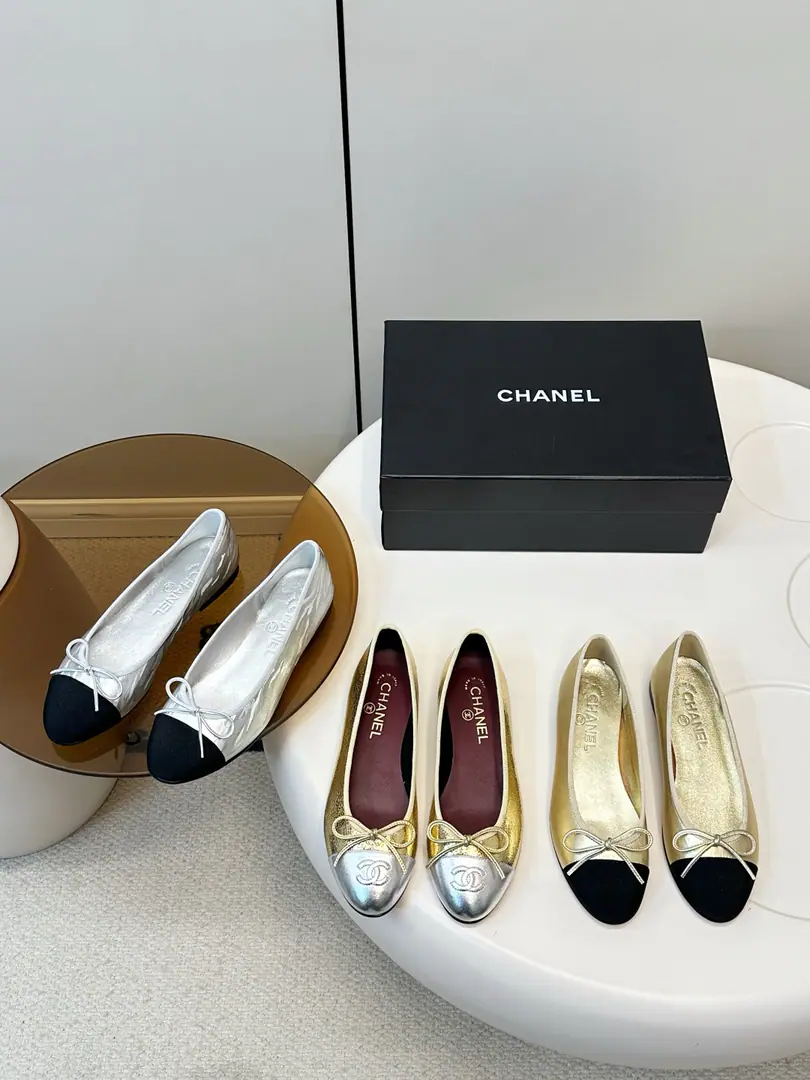 Chanel｜Chanel.25SMetal ballet shoes.​​Three colors.✔️✔️✔️