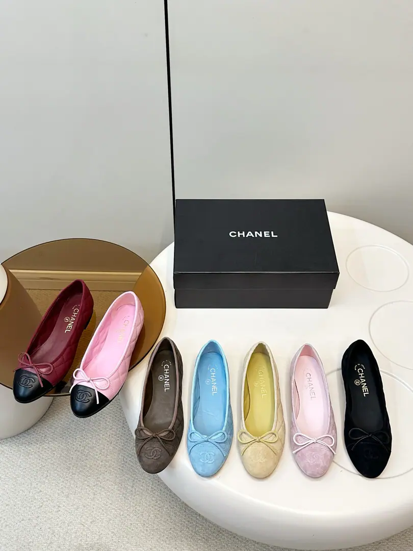 Chanel｜Chanel Dringle's ballet shoes.​​ 7Colour✔️✔️✔️