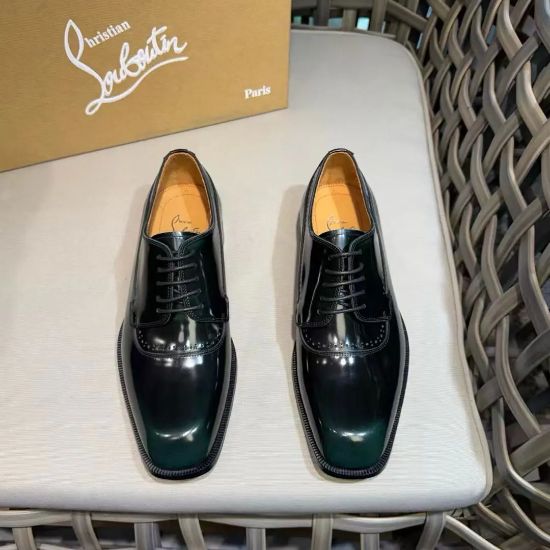 Numbering65505 Christia*.Loubouti*🆑High-end man business leather shoes.｜Classic red shoes.｜Original import of head-level cattle skin｜Marked nail decoration｜In the skin of the watered cow.｜Italian imports of red cow skins｜High-end luxury｜It's a perfect interpretation of fashion., Sunshine., It's a style., It's for every occasion. Size: 39-44（38.45.46Do it.）