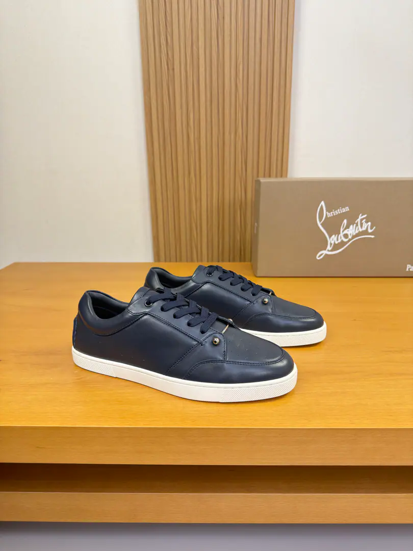《Christian Louboutin》CLChristy. High-end quality Original List·Leisure sports shoes Shoe.: Original🔝Napa Skin., Back with the manual stitching of Mark's line., Brand Metal Button Decoration Uchi.: Water-tied cow skin. Otsumi!: It's so light.TPR·Rubber. Double-coloured base Super-high-quality control.·- I'm doing a little work.: Highlight(High-end·- How expensive.·Slot) Size: 39-44（38, 45, 46, Make a reservation.)·01462