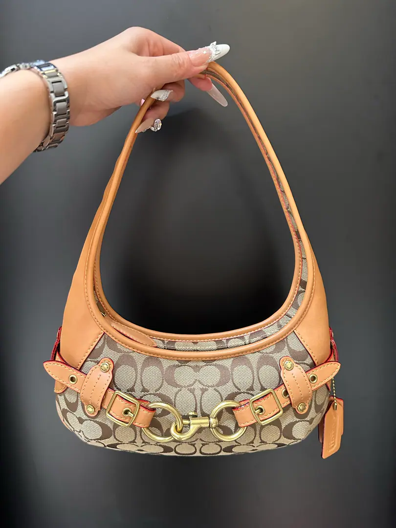 【Packaging】【Original plant level】 【New paragraph】CoachCork!CEN94 CEN87 CEV10 ergo26One shoulder armpits., Inline Multipurpose Bag, The top zipper is open., The fabric line., Vertical Length26cmHand handle., 26.5cm（Long）×11cm（High） 8cm（Kuan）