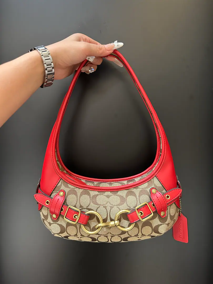 【Packaging】【Original plant level】 【New paragraph】CoachCork!CEN94 CEN87 CEV10 ergo26One shoulder armpits., Inline Multipurpose Bag, The top zipper is open., The fabric line., Vertical Length26cmHand handle., 26.5cm（Long）×11cm（High） 8cm（Kuan）