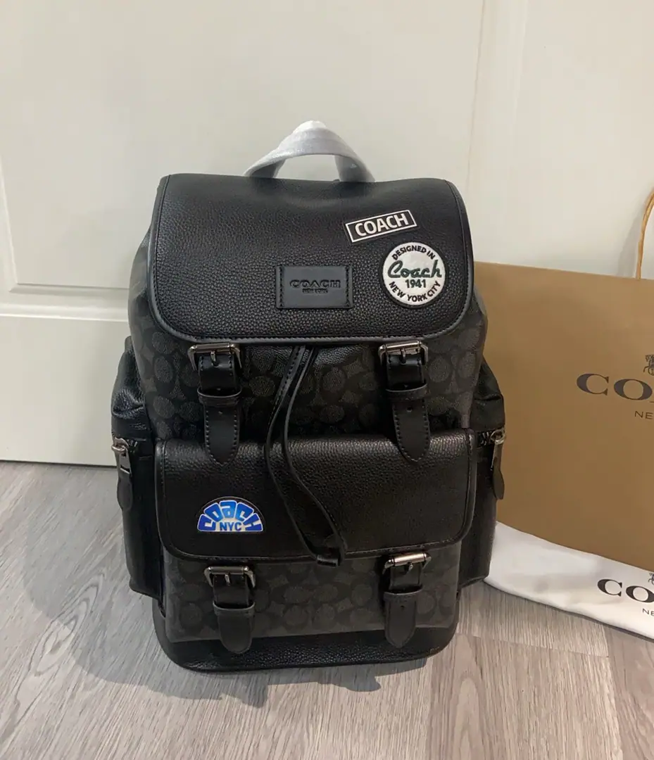 【Packaging】【Original plant level】 CoachTravel Series CY Travel bag/Coach VenturerTravel Series Every year, the badge is restricted to both men and women. Travel bag size:45*26*21.5
