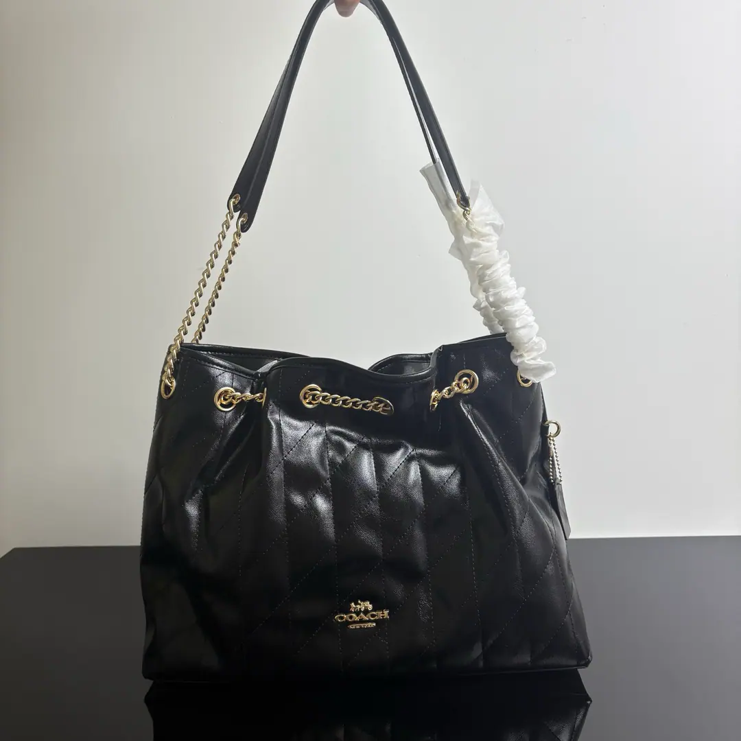 【Packaging】【Original plant level】 【New paragraph】CoachUlrich Orie. EVELYNAutumn bag chain with polished wax skin, skinCDR00Dimensions:Long34cm×High25cm×Kuan11cm