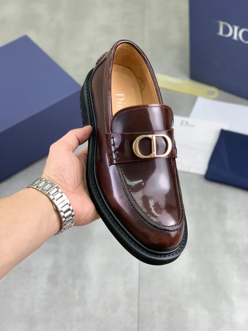 Plant prices ⚽️ Top Version 💎💎💎Dior Dio. Original！Top Italian sub-purchase！Men's business shoes., The original shoe face imports the syrup of the syrup., It's very impressive., Gentle., Into the inside, watered cow skin., Top Italian original bubble bottom, First-class work., Top quality！Size: 38-44（45Do it.）Black The wine and red is optional.