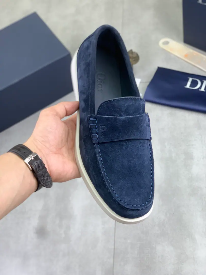 Plant prices Real value High Version 💎💎💎Dior Dio. Original bean shoes.！Top Italian sub-purchase！Men's business shoes., The original shoe face imports the cow skin., It's very impressive., Gentle., Into the inside, watered cow skin., Top Italian original rubber base, First-class work., Top quality！Size: 39-44（38 45Do it.）5️⃣Colour Optional