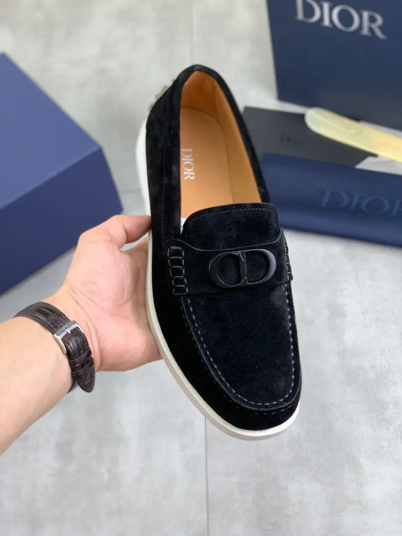 Plant prices Real value Top Version 💎💎💎Dior Dio. Original！Top Italian sub-purchase！Men's business shoes., The original shoe face imports the syrup of the syrup., It's very impressive., Gentle., Into the inside, watered cow skin., Top Italian original rubber base, First-class work., Top quality！Size: 39-44（38 45Do it.）Multi-Currently Optional
