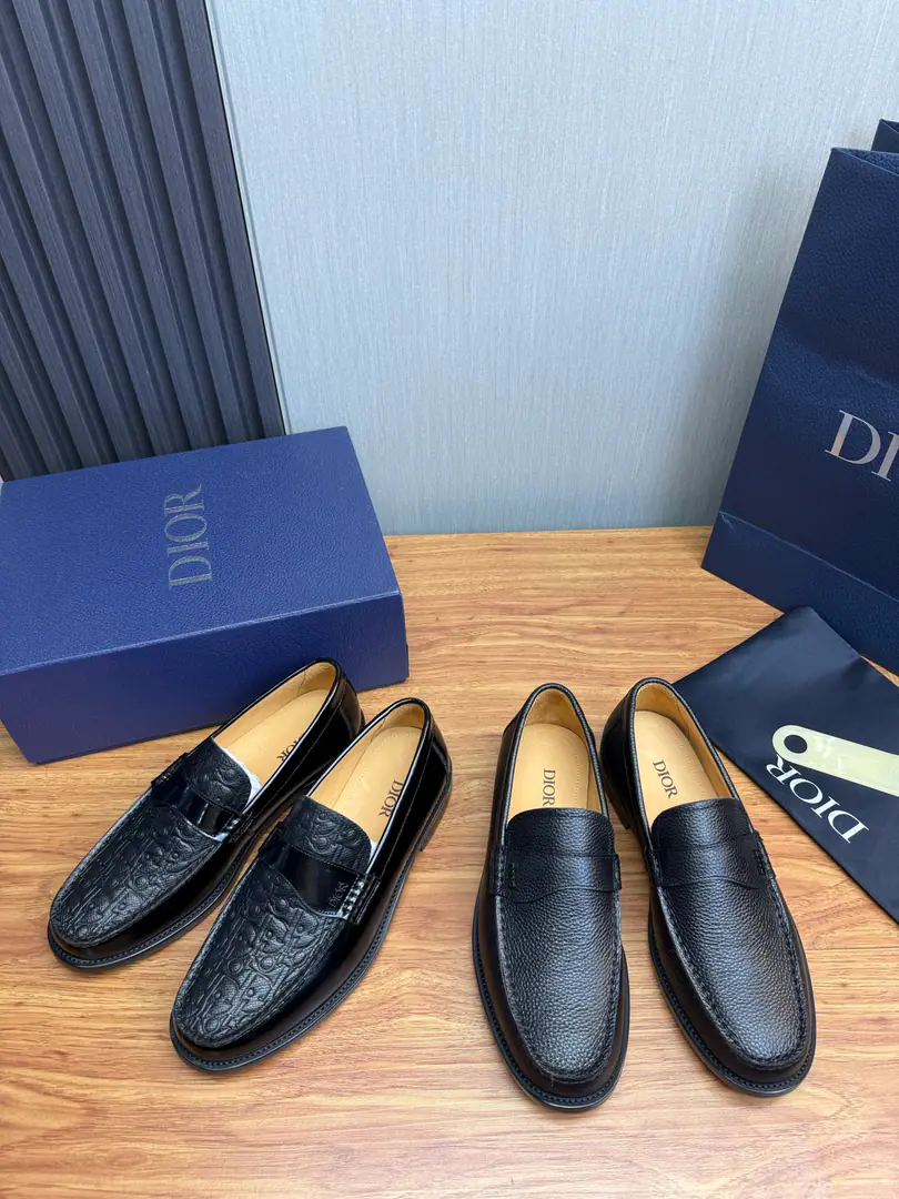 Plant ＤＩＯＲ.A man named Dior's business leather shoes., Extremity and honor.👞 All imported original brand leather, Just to make a more comfortable dress experience., Shoe.: Original cow skin.Open the oxen.➕Import the whole cow., Original Base-45（38.45No re-election.）