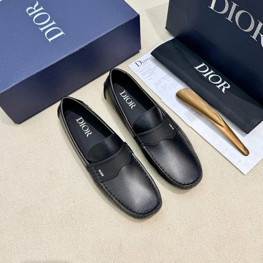 🇨🇳 Dio.DIOR High-quality men driving shoes. Importing cow skin Inner water dyes the cow., Cow-stuck-stairs.！Rubber-proof silicon bean design.！Quality in detail！Positive38-45！