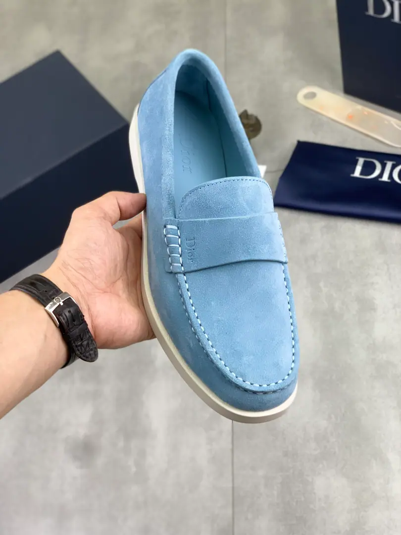 Plant prices Real value High Version 💎💎💎Dior Dio. Original bean shoes.！Top Italian sub-purchase！Men's business shoes., The original shoe face imports the cow skin., It's very impressive., Gentle., Into the inside, watered cow skin., Top Italian original rubber base, First-class work., Top quality！Size: 39-44（38 45Do it.）5️⃣Colour Optional