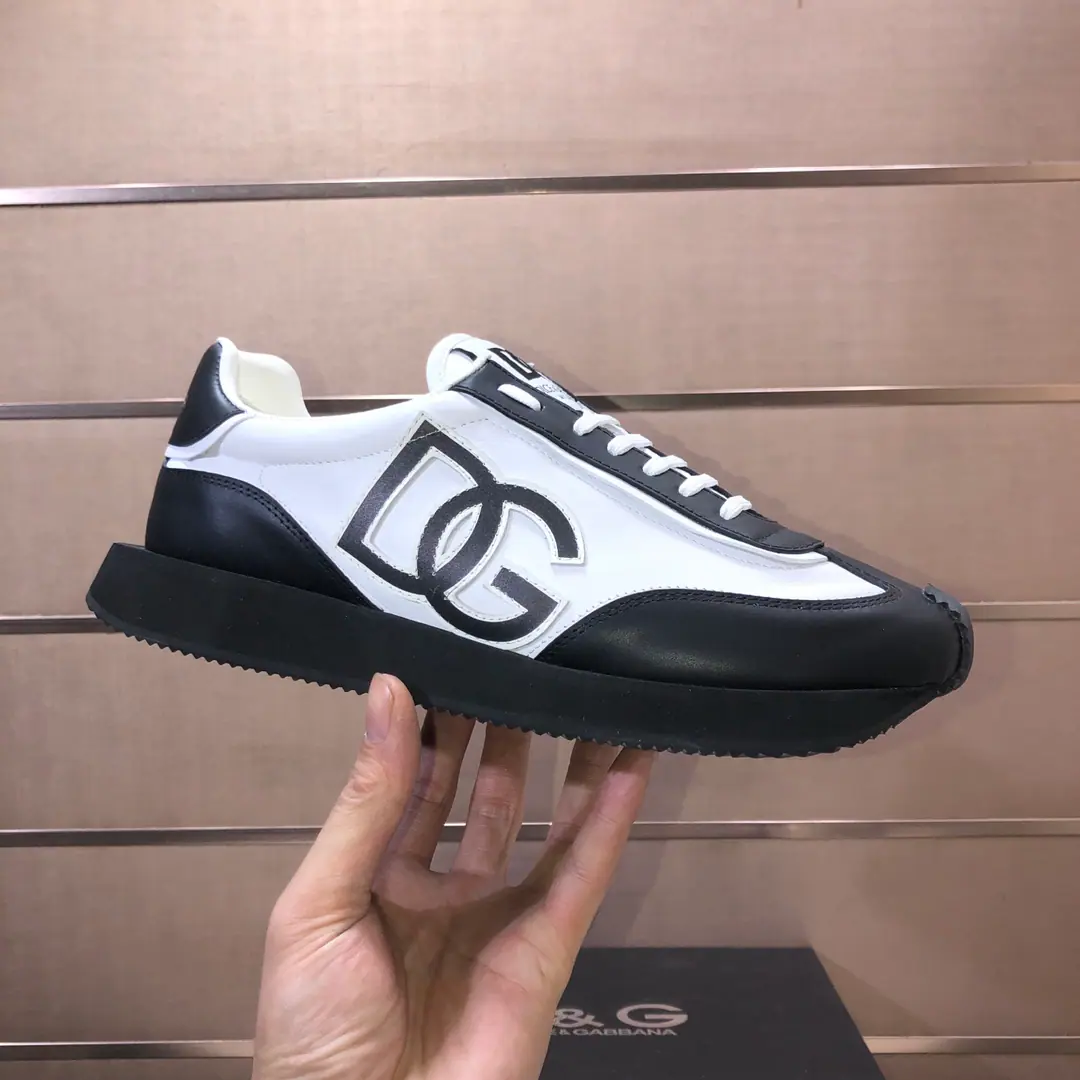 Plant 【D&G】High-end quality Trade marks: DG「Dugaban.*」Low gang sneakers. Commodity materials: Shoe-side imports^_^Bullskins. In the cow's skin., Original Base Positive code number: 39-45（45Do it.)
