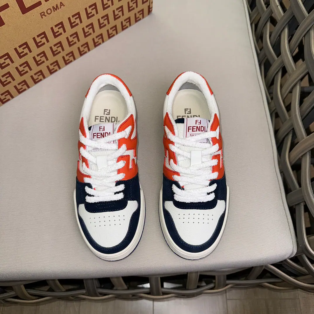 FEND* MATCHCouples' low-ass sneakers.｜Shoe belts, retrolabels.｜Sides are.FFScene Sew｜Shoes under the sole.Fend*Words｜Importing cattle and skins｜TPUEnvironmental protection against slides and slides Size: Women35-39（40Do it.） Men39-44（38.45Do it.）