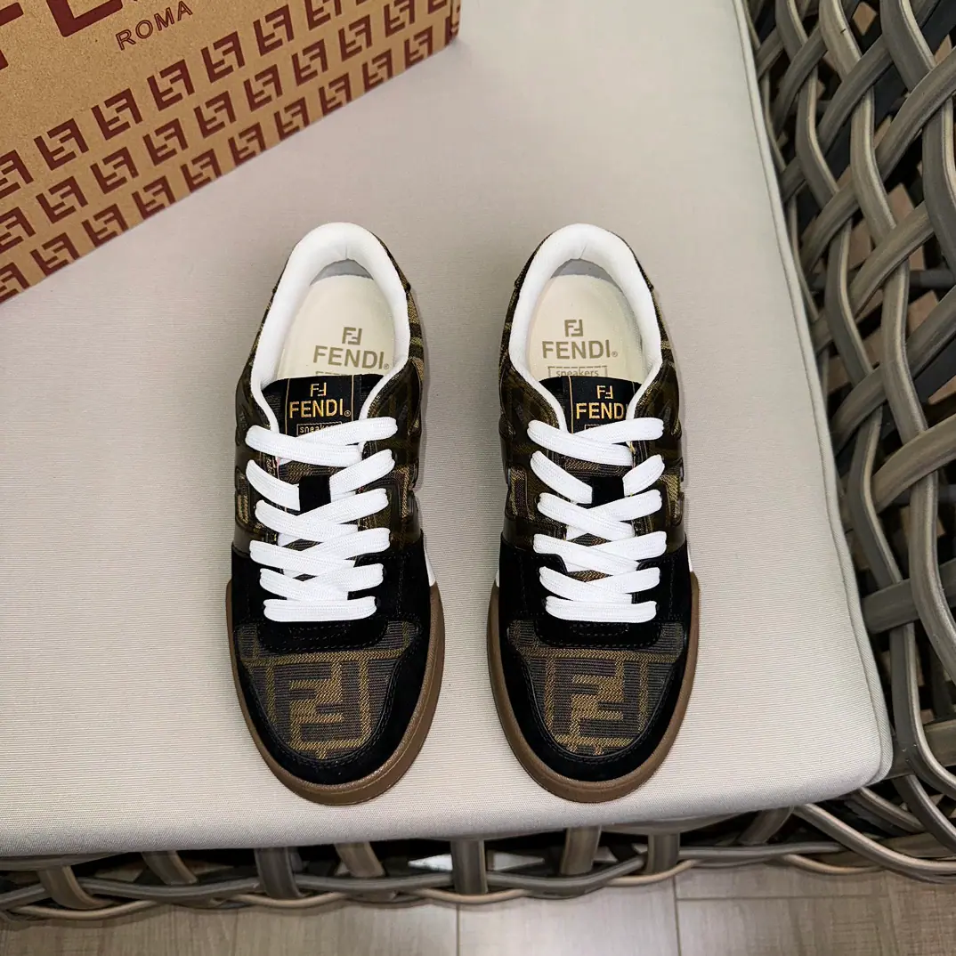 FEND* MATCHCouples' low-ass sneakers.｜Shoe belts, retrolabels.｜Sides are.FFScene Sew｜Shoes under the sole.Fend*Words｜Importing cattle and skins｜TPUEnvironmental protection against slides and slides Size: Women35-39（40Do it.） Men39-44（38.45Do it.）
