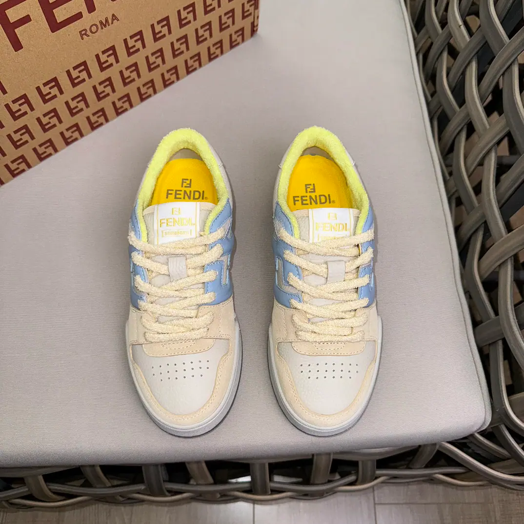FEND* MATCHCouples' low-ass sneakers.｜Shoe belts, retrolabels.｜Sides are.FFScene Sew｜Shoes under the sole.Fend*Words｜Importing cattle and skins｜TPUEnvironmental protection against slides and slides Size: Women35-39（40Do it.） Men39-44（38.45Do it.）