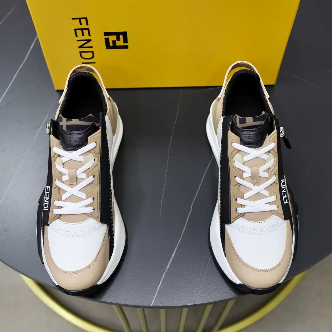 Get out of the factory.🔥Brand: Fendi!（FENDI） Size: 38-44（45, 46Custom） Level: Original MonoQuality High Version Materials: Imported cattle skin➕ It's a good comfort. The original is so light that it's smooth. Type: Travel Fashion and leisure shoes. ♪ The tide's on ♪