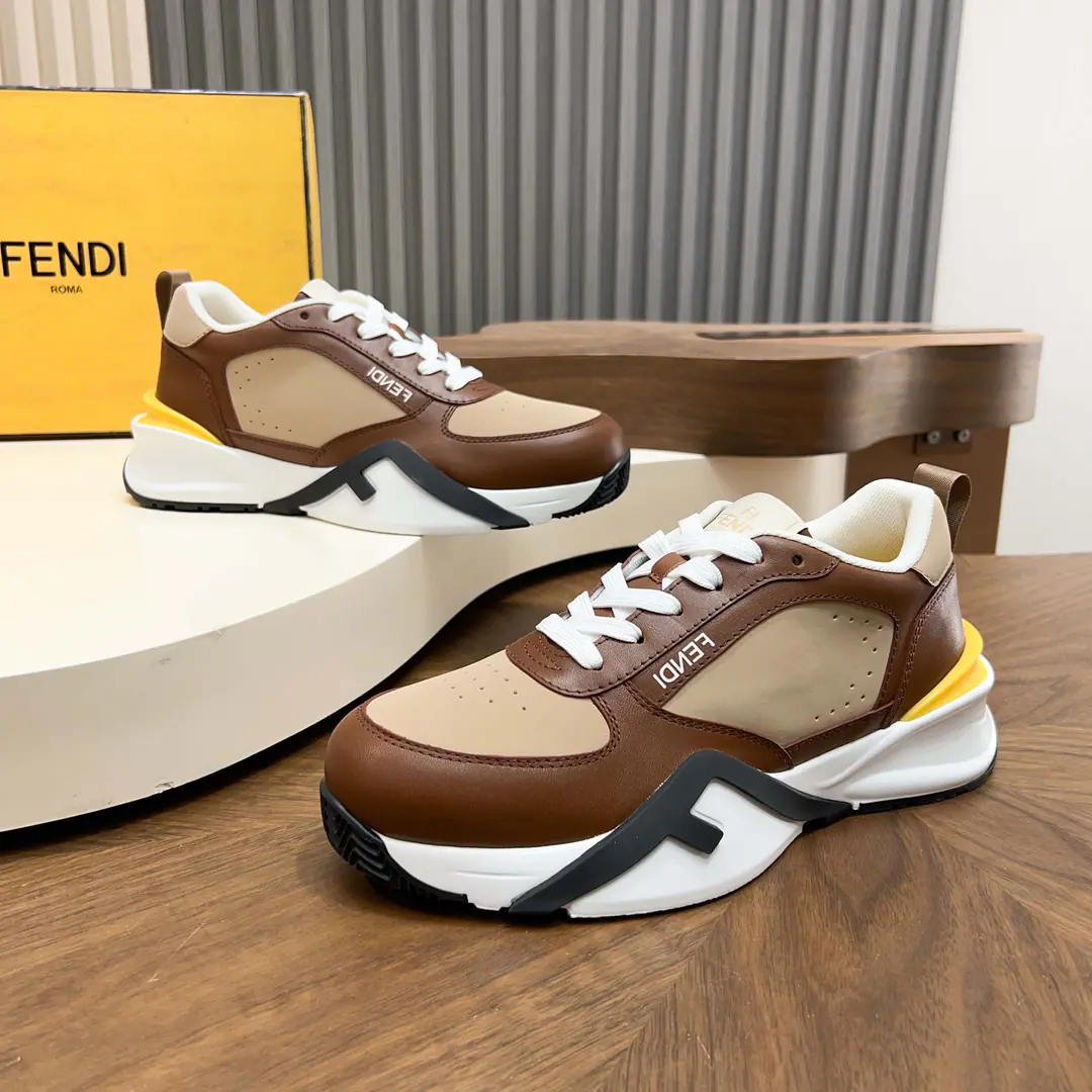 FEND* — Fendi! Finn's.Flow Men's leisure sports shoes, With a loose belt., Side zipper., It's carved.FThe sole of the vortex.. Heel straps are stylish.Fendi FlowWord. High-tech fabric and a mixture of blue and leather.. DecorationLycra®Details. FFThe stony tongue.. It's so light-weight.EVAShoes under the sole.. Codes: 39-44（45.46Do it.）