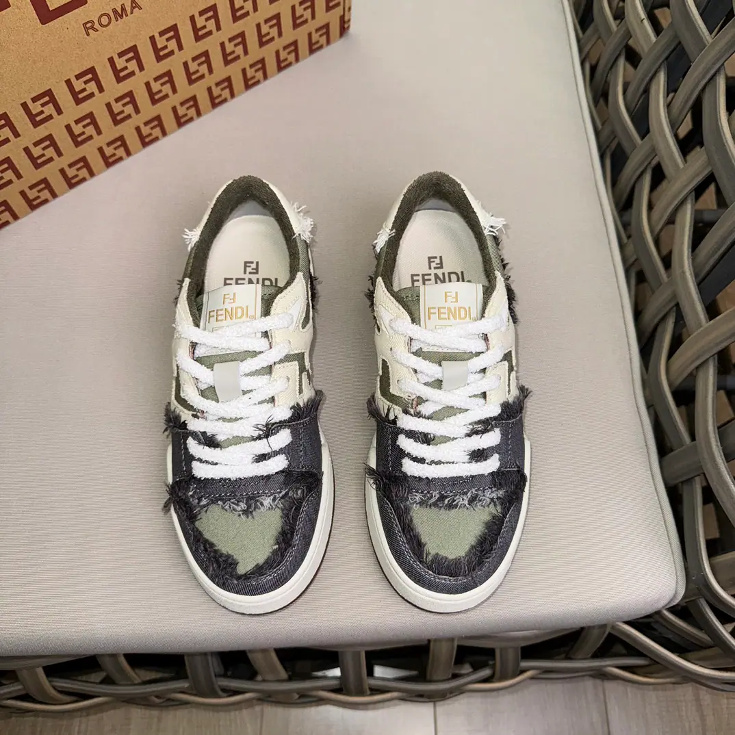 FEND* MATCHCouples' low-ass sneakers.｜Shoe belts, retrolabels.｜Sides are.FFScene Sew｜Shoes under the sole.Fend*Words｜Importing cattle and skins｜TPUEnvironmental protection against slides and slides Size: Women35-39（40Do it.） Men39-44（38.45Do it.）