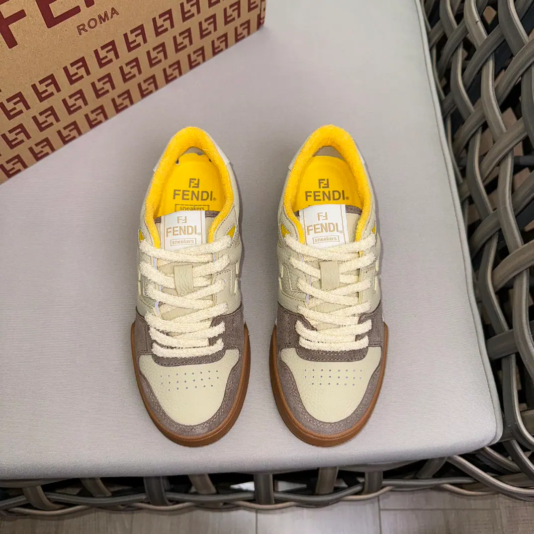 FEND* MATCHCouples' low-ass sneakers.｜Shoe belts, retrolabels.｜Sides are.FFScene Sew｜Shoes under the sole.Fend*Words｜Importing cattle and skins｜TPUEnvironmental protection against slides and slides Size: Women35-39（40Do it.） Men39-44（38.45Do it.）