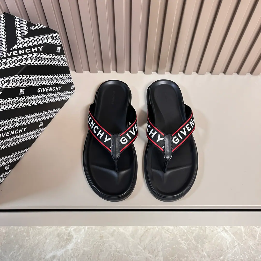 【GIVENCHYKifanshi.】Import head-decked cow skin, High-end1:1Customize, Original Upgrade Base, It's easier., Slide-proof. High-quality high-quality high-quality high-quality versions, Summer is the only way to get in.！ Size: Men38-45