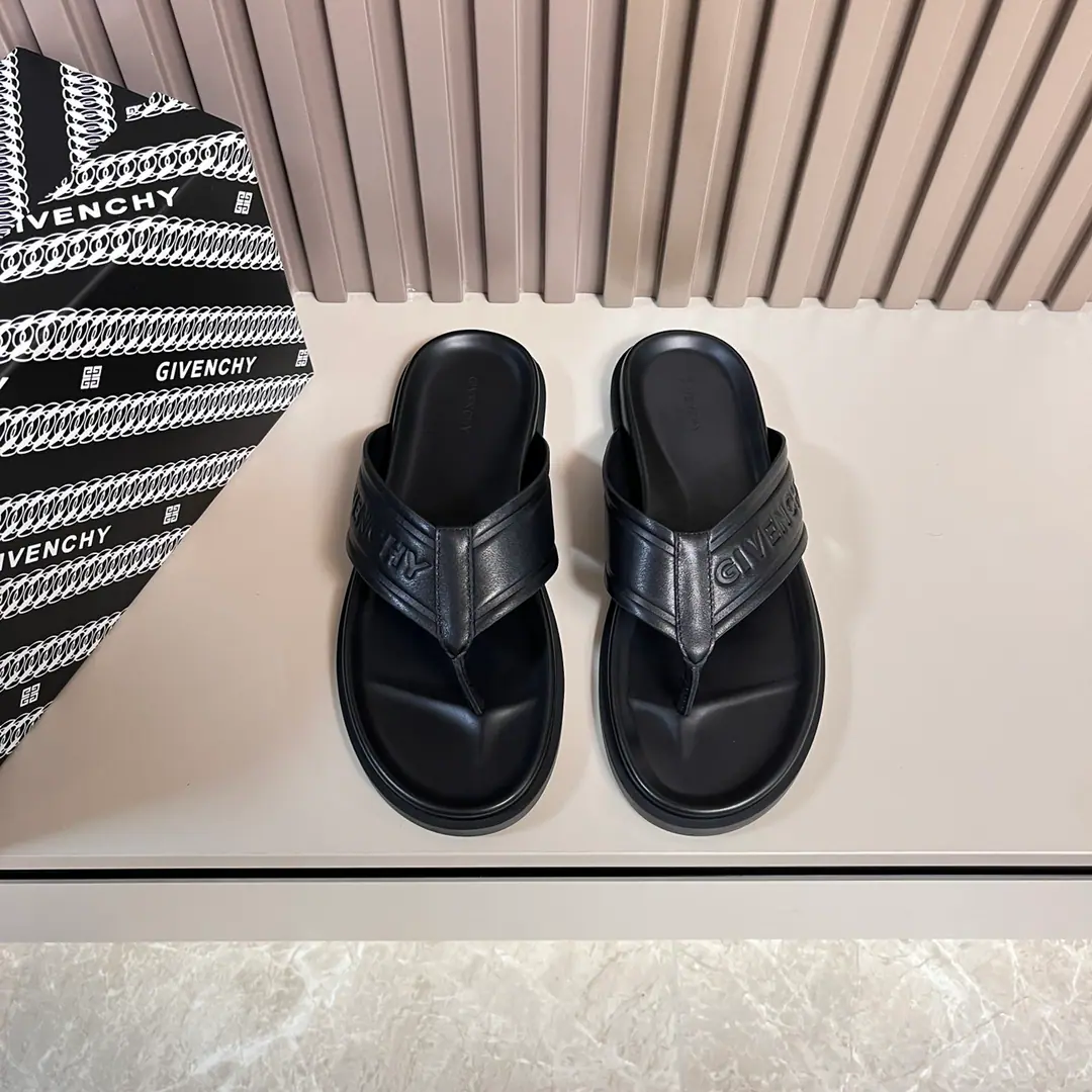 【GIVENCHYKifanshi.】Imported a top-of-the-skin stripe., High-end1:1Customize, Original Upgrade Base, It's easier., Slide-proof. High-quality high-quality high-quality high-quality versions, Summer is the only way to get in.！ Size: Men38-45