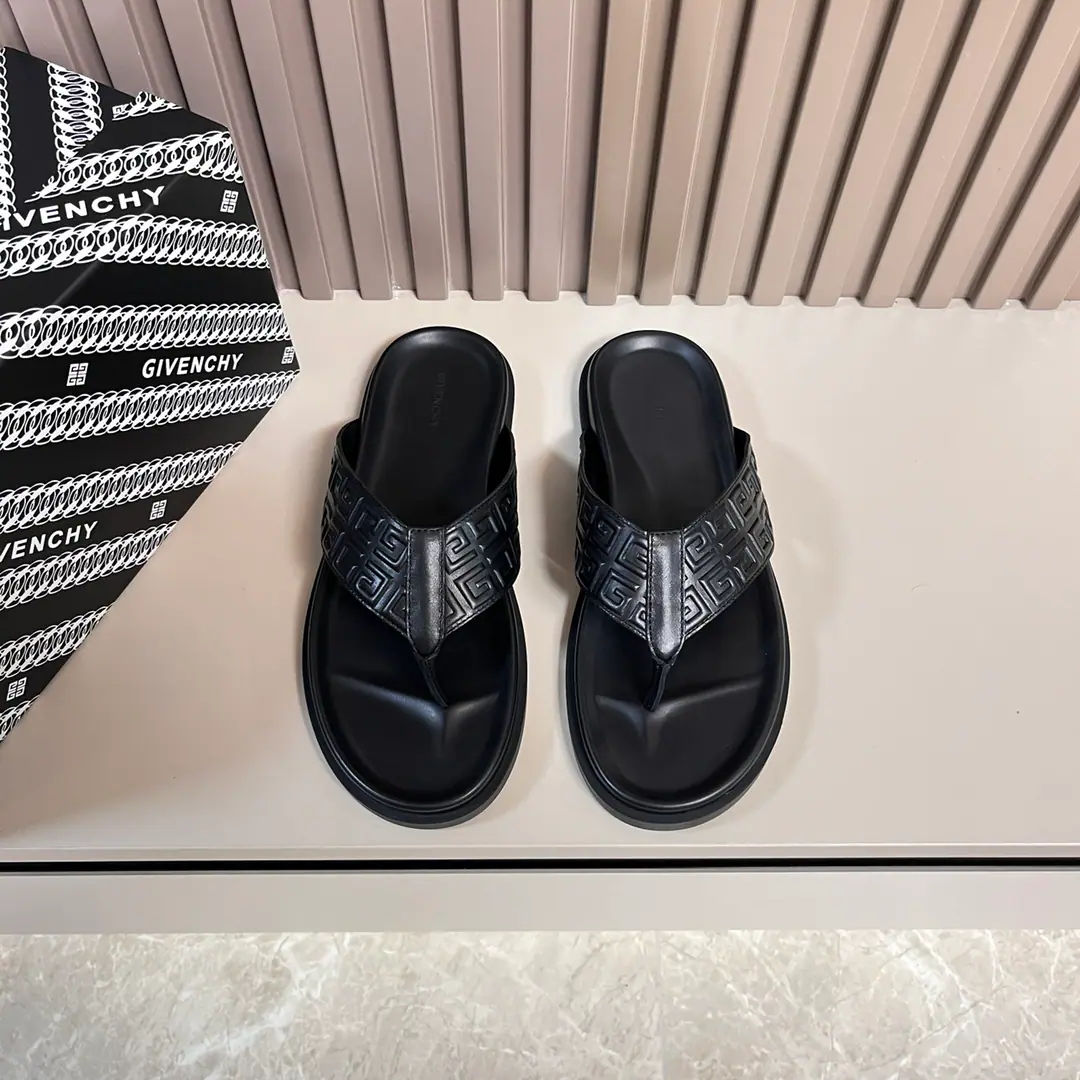 【GIVENCHYKifanshi.】Imported a top-of-the-skin stripe., High-end1:1Customize, Original Upgrade Base, It's easier., Slide-proof. High-quality high-quality high-quality high-quality versions, Summer is the only way to get in.！ Size: Men38-45