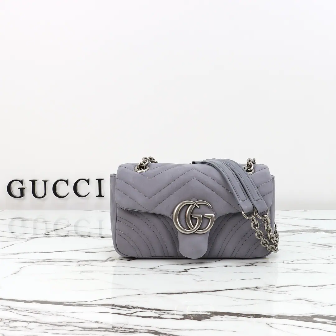 🌟🌟GUCCICounter Quality, Original factory skin, Paragraph837280Grey-blue sand🎈🎈🎈Dimensions: Kuan22xHigh12.5xSide Wide6cm. 🎉🎉🎉Out-of-pocket shipment！