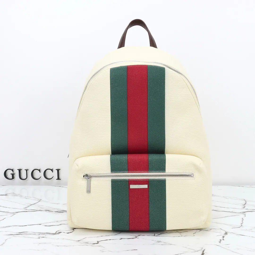 🌟🌟GUCCICounter Quality, Original factory skin, Paragraph875226White canvas.🎈🎈🎈Dimensions: Kuan34xHigh45xSide Wide17cm. 🎉🎉🎉Out-of-pocket shipment！