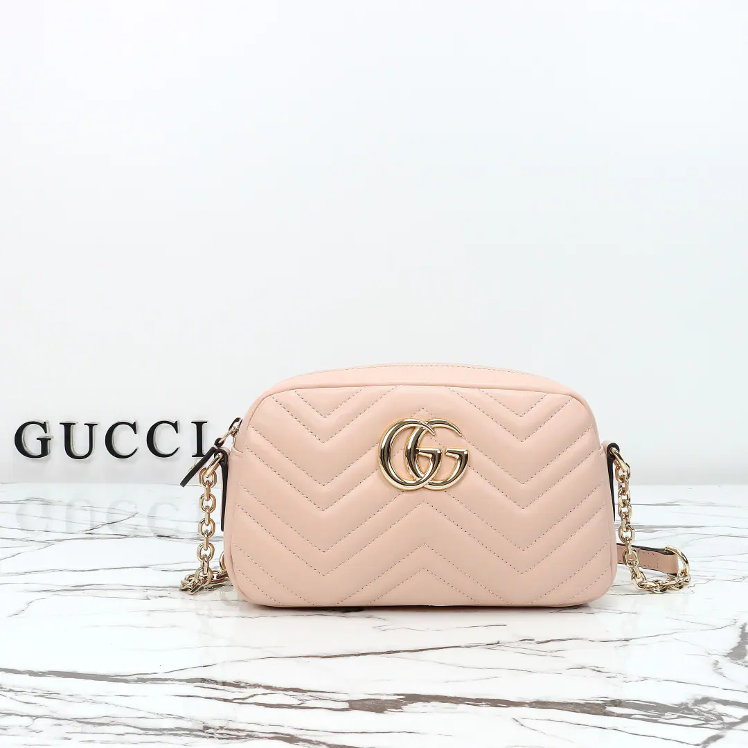 🌟🌟GUCCICounter Quality, Original factory skin, Paragraph855273Almond powder.🎈🎈🎈Dimensions: Kuan24xHigh13xSide Wide7cm. 🎉🎉🎉Out-of-pocket shipment！